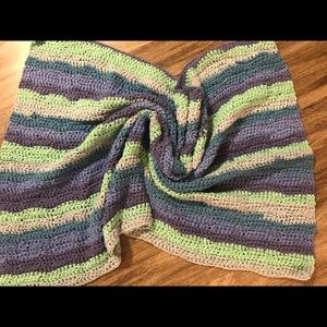 Hand made crochet blanket.